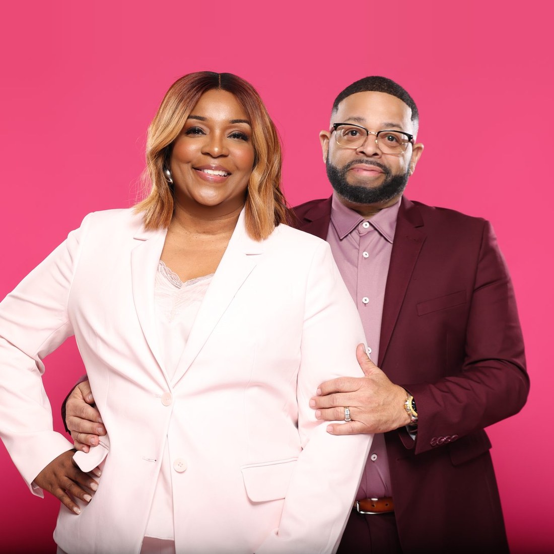 Apostle Yolanda M. Stith with her husband, Pastor Kori Stith Sr.
